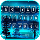 خلفية الكيبورد Aurora Skies أيقونة