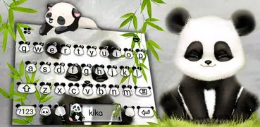 最新版、クールなBaby Pandaのテーマキーボード