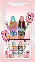 Motywy BFF Besties plakat