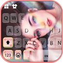 Fundo do Teclado Beautiful Gir APK