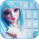 خلفية الكيبورد Beautiful Doll APK