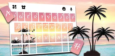 Tema Keyboard Beautiful Sunset