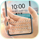 خلفية الكيبورد Beach Transpare APK