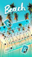 Beach Skyline Keyboard Backgro screenshot 1