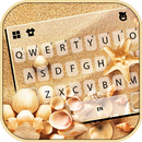 Fundo do Teclado Beach Shells  APK