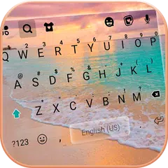 Beach Sunset Keyboard Backgrou APK download