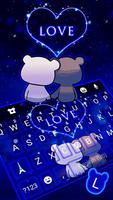 Teclado Bear Couple Love imagem de tela 1