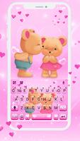 Thème de clavier Bear Couple Affiche