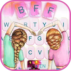 Best Friends Forever のテーマキーボード アプリダウンロード