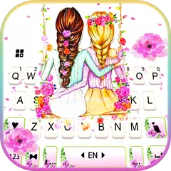 Best Friends Floral 主題鍵盤 APK 下載