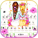 Best Friends Floral कीबोर्ड थी APK