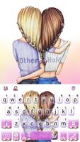 Тема для клавиатуры Bff Friend постер