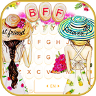 Bff Friends Forever Keyboard T icon