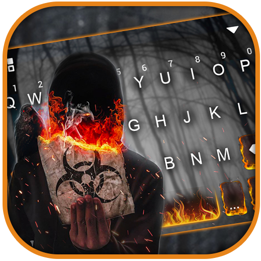 Tema Keyboard Bio Hazard Fire