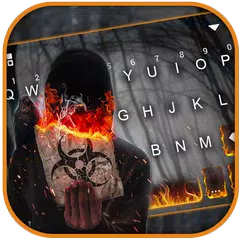 Baixar Tema Keyboard Bio Hazard Fire APK