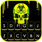 Tema Keyboard Biohazard Skull ícone