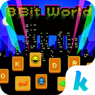 最新版、クールな bitworld のテーマキーボード アイコン