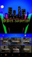 最新版、クールな bitworld のテーマキーボード スクリーンショット 2