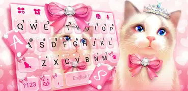 Bowknot Crown Kitty Teclado