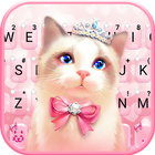 Motywy Bowknot Crown Kitty ikona