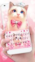 Bowknot Crown Kitty Plakat