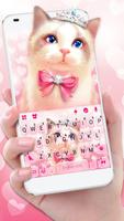 Bowknot Crown Kitty Affiche