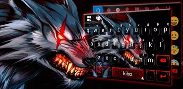 Bloody Metal Scary Wolf Tema d