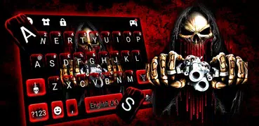 Bloody Skull Guns Tastatur-The