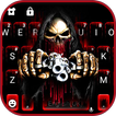 Tema Keyboard Bloody Skull Gun