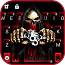 Tema Keyboard Bloody Skull Gun APK
