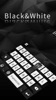 Teclado BlackWhite Cartaz