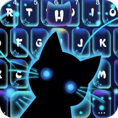 Tema Keyboard Stalker Cat