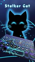 Tema Keyboard Stalker Cat poster