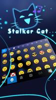 最新版、クールな Stalker Cat のテーマキーボード スクリーンショット 1