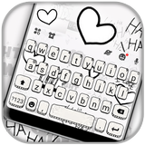 Black White Doodle simgesi