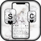 خلفية الكيبورد Black White Mar أيقونة