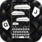 Black White Message icon