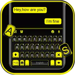 download Black Yellow Business Tema Tas APK