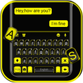 ثيم لوحة المفاتيح Black Yellow