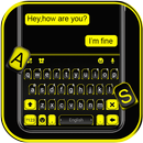 Black Yellow Business Keyboard APK