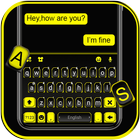 Tema Keyboard Black Yellow Bus ícone