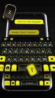 Tema Keyboard Black Yellow Bus poster