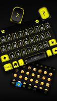 Tema Keyboard Black Yellow Bus screenshot 1