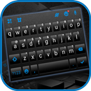Teclado Black Blue Chat APK