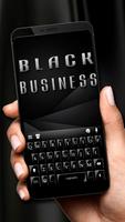 Tema de teclado Black Business Cartaz