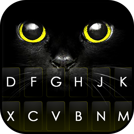 Black Cat Tastatur-Thema