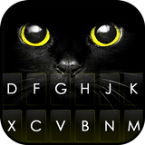 Tema Keyboard Black Cat ícone