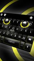 Tema Keyboard Black Cat poster