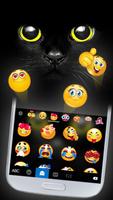 Tema Keyboard Black Cat screenshot 2