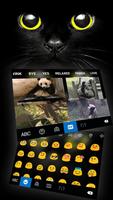 Tema Keyboard Black Cat imagem de tela 3